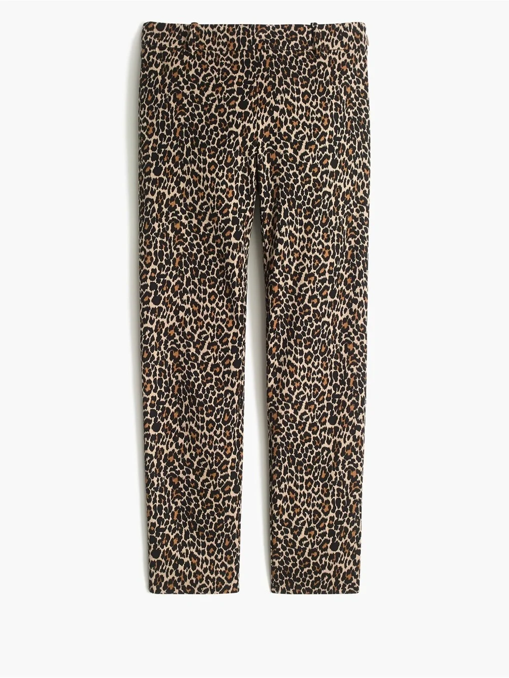 NWOT J.CREW Leopard Print Winnie Pant Stretch Cotton